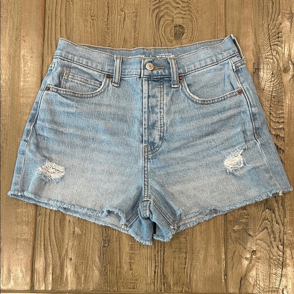 Old Navy Pants - Old Navy Light Blue Distressed Jean Shorts